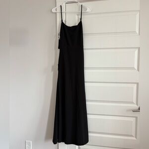 Lulu's Classic Black Maxi Dress